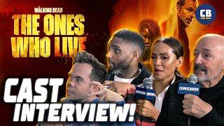 The Walking Dead The Ones Who Live Cast Interview - Terry OQuinn Craig Tate Lesley-Ann Brandt