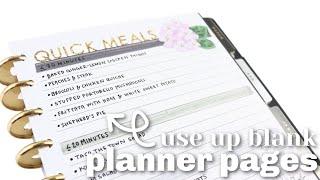 Ideas for How to Use Your Planner Notes Pages Part 1  Functional Planning   Happy Planner