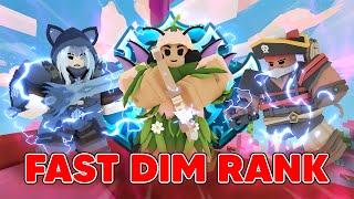 this TRIO Q strat gives DIM RANK in 3 hours... Roblox Bedwars EP1