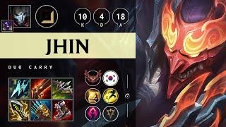 Jhin ADC vs Samira Rampage - KR Grandmaster Patch 14.20