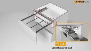 Installation of fruit and vegetable basket LA060B2