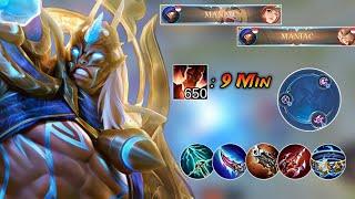 ALDOUS MOST FASTEST 650 STACK ONLY IN 9 MINUTES + FULL DAMAGE BUILD 1 HIT ALDOUS BEST BUILD 2024