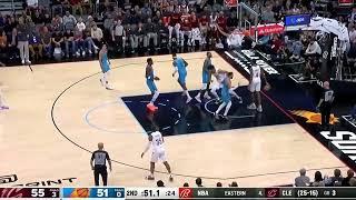 Jarrett Allen monster dunk misses match inside Cavs Vs Suns Jan.8 2022 - 2023 Season