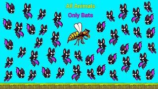 All Animals Evolution Only Eat Bats EvoWorld.io