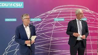 16. Mai 2024  Live-Statement mit Mathias Middelberg & Christian Haase