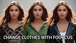 Change Clothes with Fooocus Free AI  How to Change Clothes with AI FREE