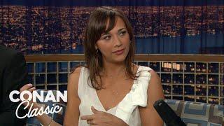 Rashida Jones Is A Geeky Conan Fan  Late Night with Conan O’Brien