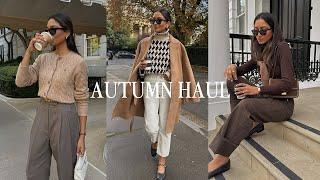 Autumn Haul  Mango H&M Massimo Dutti Sezane COS & more