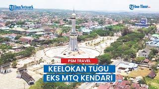 Tugu religi landmark Kota Kendari melambangkan empat kabupaten pertama di Sulawesi Tenggara