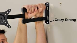 How To Mount Any Size TV Bracket Into Drywall With Just A Screwdriver