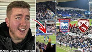 IPSWICH TOWN VS MORECAMBE  4-0  LADAPO AND CHAPLIN BRACE & PORTMAN ROAD ERUPT AS TOWN WIN AGAIN