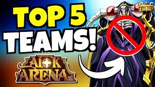 TOP 5 END GAME TEAMS AFK ARENA