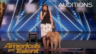 Oscar & Pam Singing Dog Wins Americas Heart - Americas Got Talent 2018