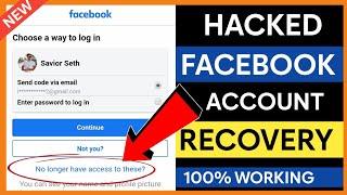 How to Recover Hacked Facebook Account Without Email Password or Phone Number 2024