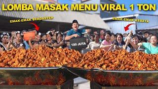 HAMPIR RUSUH EMAK-EMAK BATTLE MASAK RAKSASA NUGGET CABE GARAM BOBON PANIK