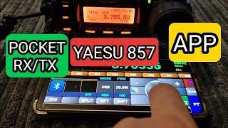 YAESU FT-857D POCKET RXTX Android App Control your Radio