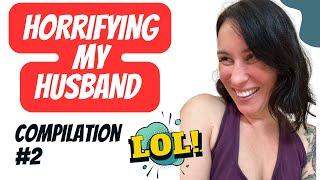 Horrifying My Husband with Dirty Pick-Up Lines Compilation #2