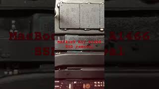 MACBOOK AIR SSD REMOVAL #macrepair #applelaptop #applemac #macbooka1466 #tech #macbook