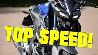 2020 Yamaha MT-125 TOP SPEED + GPS TOP SPEED