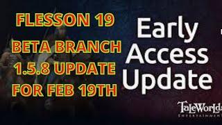 Mount and Blade 2 Bannerlord 1.5.8  Beta Branch Update For Feb 19th  Flesson19