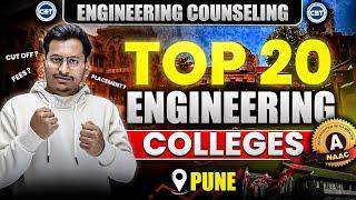 TOP 20 BEST ENGINEERING COLLEGES IN PUNECS IT AIDS AIML DS CUT OFFS FEES PLACEMENT