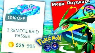 *SHADY FAKE REMOTE PASS PRICE CUT* Mega Rayquaza Raids day dont miss it in Pokemon GO