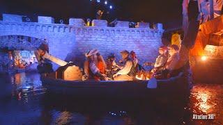 Amazing Pirates Dark Ride  Pirates in Batavia Boat Ride  Europa Theme Park