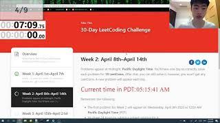 30-Day LeetCoding Challenge Speedrun 10038.53