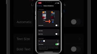 Turn On Dark Mode In iPhone After iOS 17 Update..#iphone #ios17 #tipsandtricks