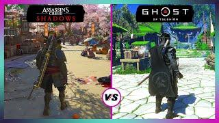 Assassins Creed Shadows vs Ghost of Tsushima - Early Gameplay and Graphics Comparison