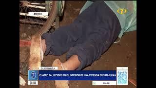 Cuatro fallecidos dejó balacera al interior de una vivienda en Chinautla