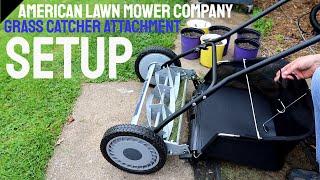 American Lawn Mower Company Grass Catcher Attachment setup