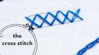 #28 cross stitch embroidery tutorial