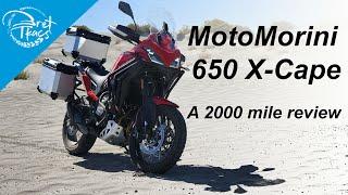 MotoMorini X-Cape 650 2000 mile review on the XCape