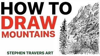 You Can Draw Realistic Mountains