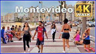 【4K】WALK Rambla MONTEVIDEO Uruguay 4k video UY Travel vlog