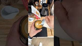 POV Making a molasses latte