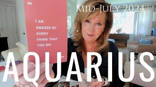 AQUARIUS  The SECRET Is OUT  Mid July 2024 Zodiac Tarot Reading