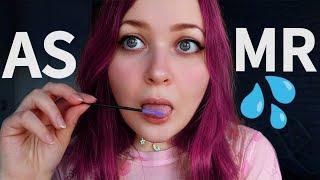 АСМР макияж слюнкой  ASMR SPIT PAINTING your Makeup  все серии