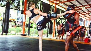 Kickboxing & Muaythai 13 years old Super Girl Training @MrArslanTKD