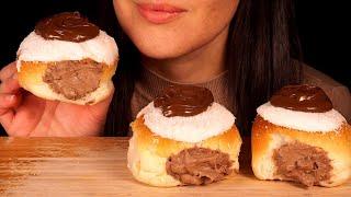 ASMR Chocolate & Coconut Iced Buns  Soft & Creamy No Talking