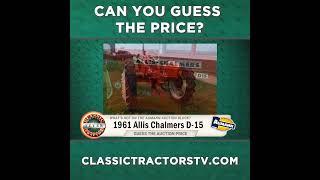 Guess The Price? 1961 Allis Chalmers D-15