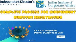Independent Director Data Bank Registration New Process After MCA V3 Portal  Same Day Approval