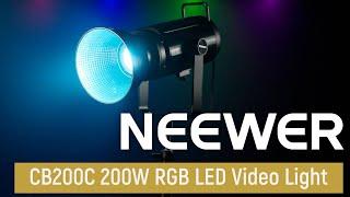 Introducing the NEEWER CB200C 200W RGB LED Video Light