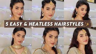 5 Easy Hairstyles To Go With Your FESTIVE Looks   TheSassThing