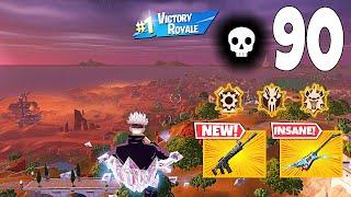 90 Elimination Solo Vs Squads Zero Build Gameplay Wins Fortnite chapter 5