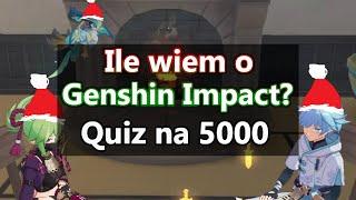 Quiz Genshin Impact Świąteczny special na 5K Subskrypcji