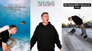 *1 HOUR* LUKE DAVIDSON TikTok Compilation #1  Funny Luke Davidson 2024