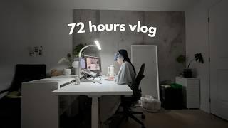 72 hours study vlog to catch up on a semester of uni