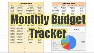 How to Create a Monthly Budget Tracker Track Income and Expenses